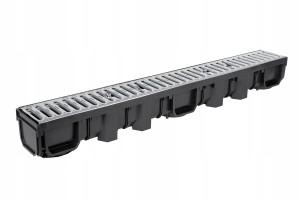 Odwodnienie liniowe odpływ garaż 100 cm ocynk h 105 mm wysokie