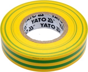 Taśma elektroizolacyjna izolacyjna zółto-zielona 15MM X 20M