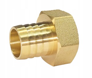 Złączka końcówka mosiężna na wąż 20 mm 3/4" cala GW gruba