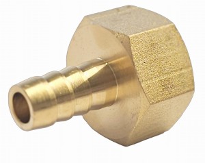 Złączka końcówka mosiężna na wąż 10 mm 1/2" cala GW gruba