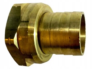Złączka końcówka mosiężna na wąż 32 mm 1" cal GW gruba