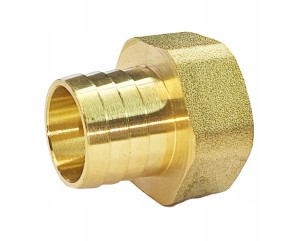 Złączka końcówka mosiężna na wąż 25 mm 1" cal GW gruba