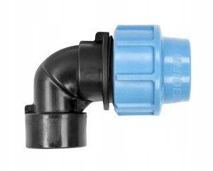 Kolano kolanko skręcane do rury PE 20 x 3/4" GW