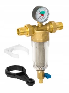 Filtr mechaniczny z płukaniem wstecznym DN25 1"